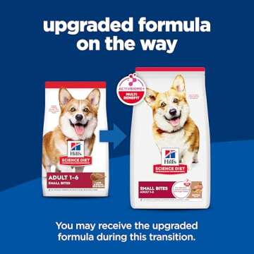 Hill's Science Diet Adult 1-6, Adult 1-6 Premium Nutrition, Small Kibble, Dry Dog Food, Lamb & Brown...