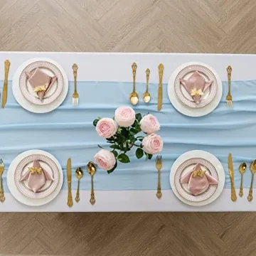 Flohar Chiffon Table Runners Perfect for Every Celebration