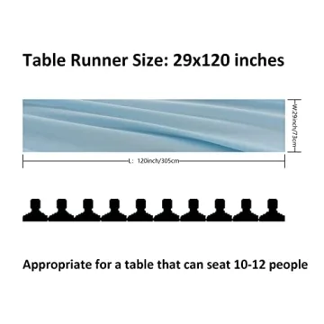 Flohar Chiffon Table Runners Perfect for Every Celebration