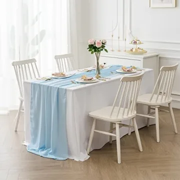 Flohar Chiffon Table Runners Perfect for Every Celebration