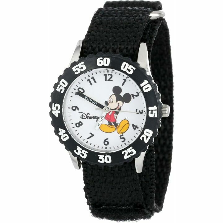 Mickey Mouse Kids' Teacher Watch - Stainless Steel and Nylon