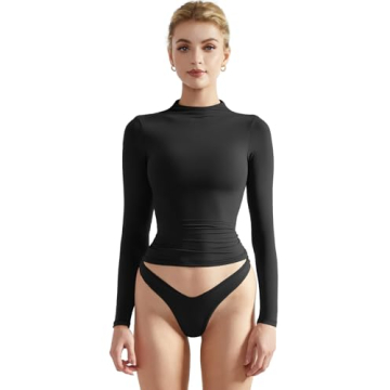 SUUKSESS Women Mock Turtle Neck Top - Stylish Comfort