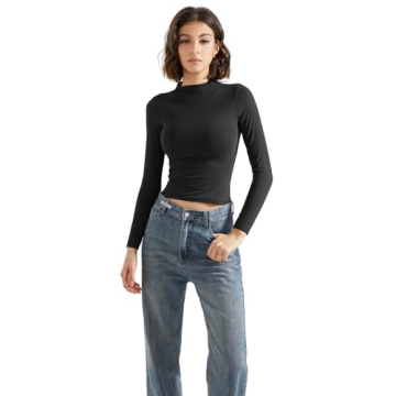 SUUKSESS Women Mock Turtle Neck Top - Stylish Comfort