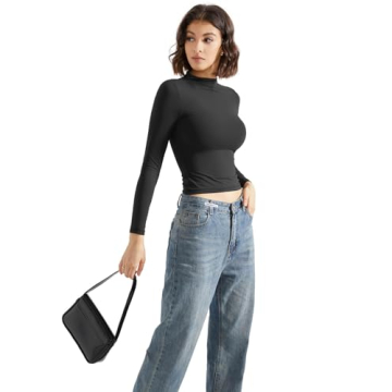 SUUKSESS Women Mock Turtle Neck Top - Stylish Comfort
