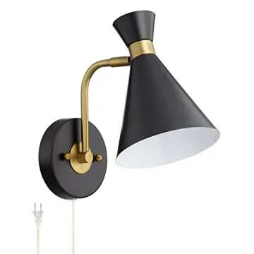 360 Lighting Venice Mid Century Modern Adjustable Wall Lamp - Stylish Metal Shade for Any Room