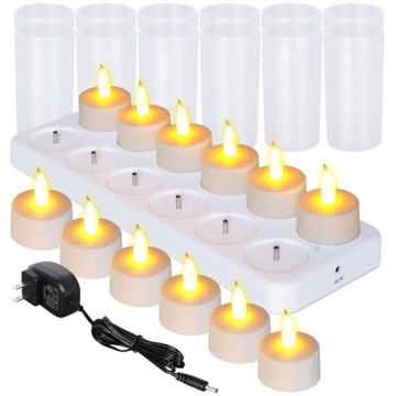 Rechargeable Flameless Flickering Candle Set for Every Occasion