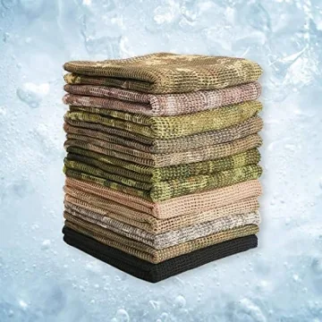 Fousam Sniper Veil Soft Camo Tactical Scarf for Outdoor Use