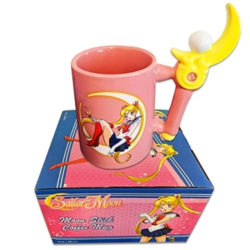 JUST FUNKY Sailor Moon Coffee Mug - Adorable 3D Molded Ceramic Magic Overview