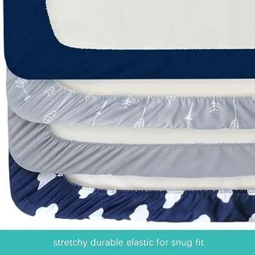 Baby Bassinet Sheets 4 Pack Compatible with 4moms MamaRoo Sleep, Regalo Baby Basics Bassinet and Chicco Close to You 3-in-1 Bedside, Ultra Soft & Skin-Friendly, Washer & Dryer