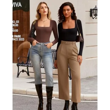 Avidlove Long Sleeve Women's Snap Closure Bodysuit - Soft