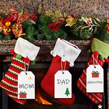 40 Mini Chalkboard Tags for Gift Labelling and Crafts