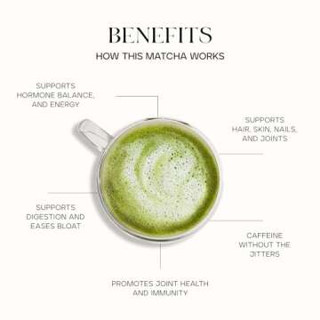 KROMA. Ceremonial Grade Matcha Powder, Gluten Free Green Tea Collagen Powder with Mushrooms, Ginger,...