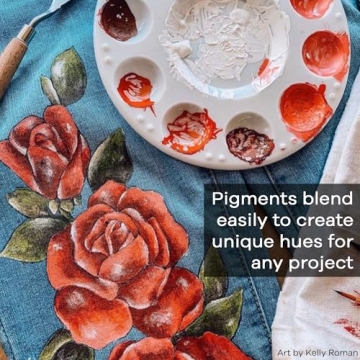 Jacquard Fabric Paint Set - 8 Premium Colors for Creative Projects