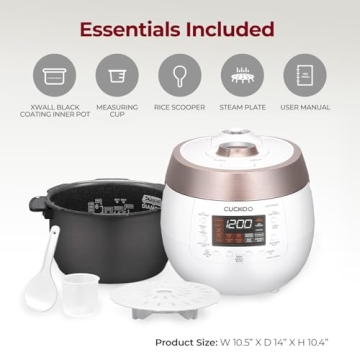 CUCKOO CRP-RT0609FW Rice Cooker 6-Cup Twin Pressure