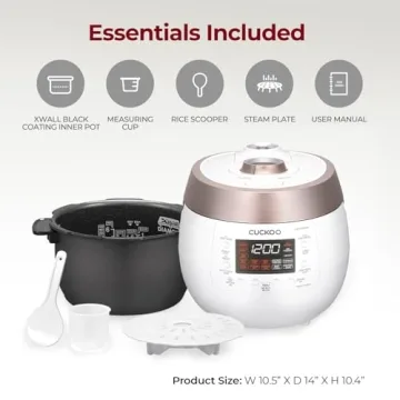 CUCKOO CRP-RT0609FW Rice Cooker 6-Cup Twin Pressure