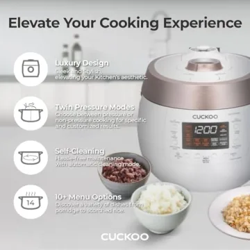 CUCKOO CRP-RT0609FW Rice Cooker 6-Cup Twin Pressure