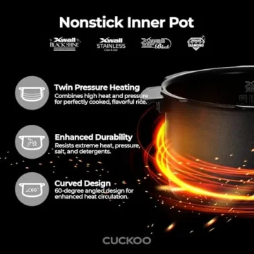 CUCKOO CRP-RT0609FW Rice Cooker 6-Cup Twin Pressure