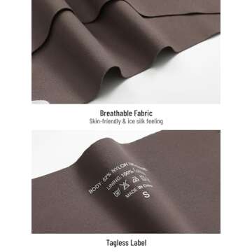 GNEPH Women's Seamless High Waisted Stylish Full Coverage No-Show Bikini Panties 6PACK Comfortable Underwear for Daily Wear (G855L-Coffee)