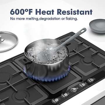 ChefAide Silicone Spatula Set for Effortless Cooking