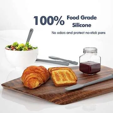 ChefAide Silicone Spatula Set for Effortless Cooking