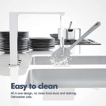 ChefAide Silicone Spatula Set for Effortless Cooking