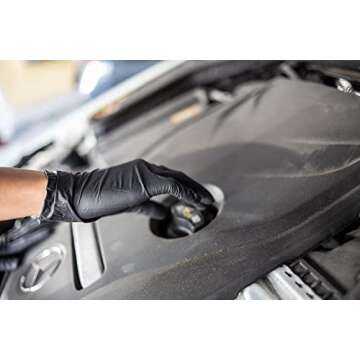 GripProtect Precise Black Nitrile Exam Gloves for Every Task