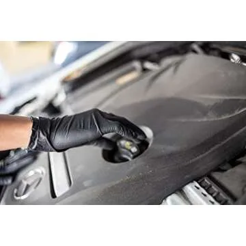 GripProtect Precise Black Nitrile Exam Gloves for Every Task