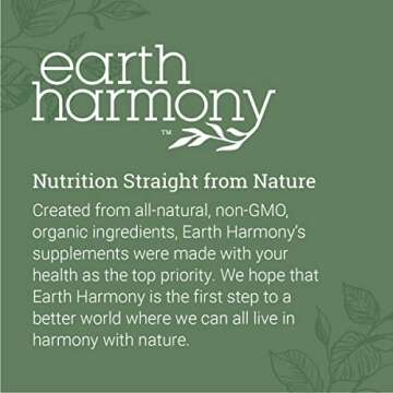 Earth Harmony Magnesium Glycinate 500mg Capsules, 120 Count