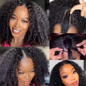 ISEE V Part Human Hair Wig for Effortless Styling