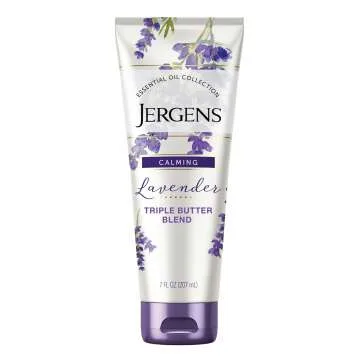 Jergens Lavender Body Butter & Hand Lotion - 7 Fl Oz, Moisturizing Indulgence