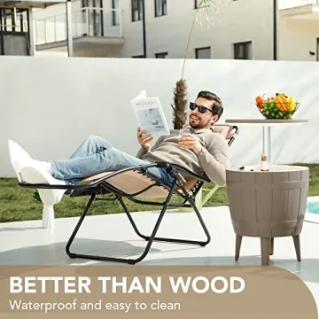 Devoko Zero Gravity Chair Set of 2 for Ultimate Comfort