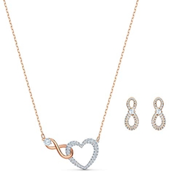 Elegant Swarovski Infinity Heart Jewelry Set for All Occasions