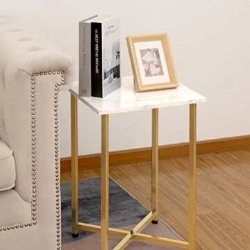 AZL1 Life Concept Glam Modern Side Accent Table