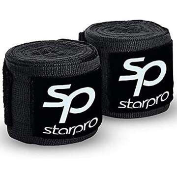 Starpro Crepe Boxing Wraps for Men & Women - Durable Protection