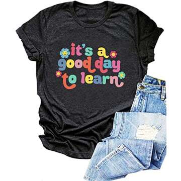 Funny Kindergarten Teacher Casual Shirt for Women