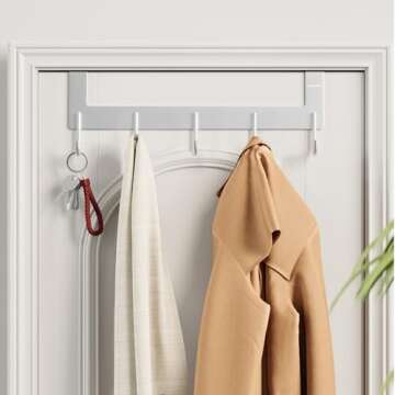 ACMETOP Over The Door Hooks - Heavy Duty Towel Rack Hooks