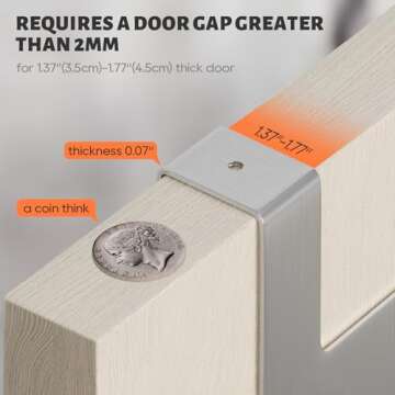 ACMETOP Over The Door Hooks - Heavy Duty Towel Rack Hooks