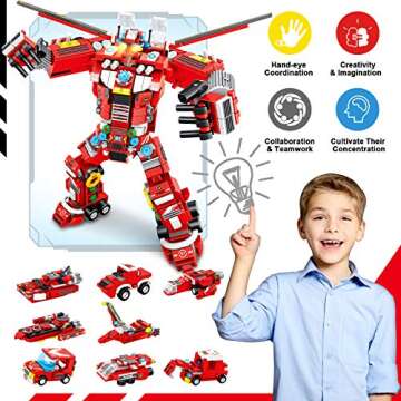 35-in-1 Robot Building Toys for Kids Age 6 - 12