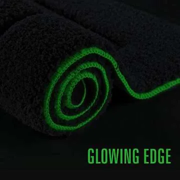 LOCHAS Luminous Non Slip Bathroom Rugs Runner 24 x 60 Inch, Extra Soft and Comfy Bath Mats Rug, Absorbent Thick Microfiber Mat Carpets for Shower, Light Gray