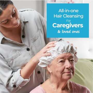 Scrubzz No Rinse Shampoo Caps for Elderly & Patients