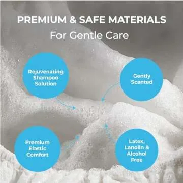 Scrubzz No Rinse Shampoo Caps for Elderly & Patients