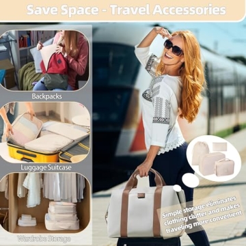 10-Piece Packing Cubes for Organized Travel Essentials