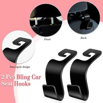 Bling Car Accessories Set for Glamorous Style