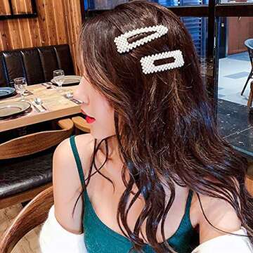 Stylish Numblartd 2Pcs Women Hair Clips for Weddings