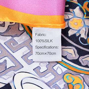 Luxurious Stlvoll Silk Head Scarf for Women - Versatile Style