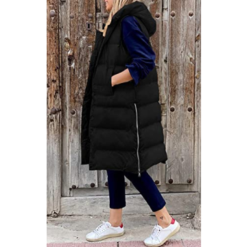 Stylish LEANI Long Puffer Vest for Women