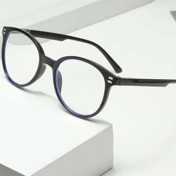 Trendy Round Frame Reading Glasses 3 Pack for Women