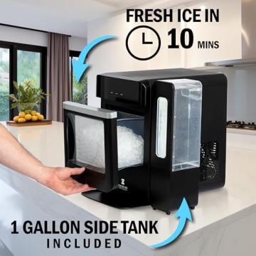 GEMINI Nugget Ice Maker - 38lbs Daily Ice Production