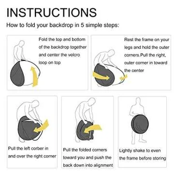 Portable 35"x47" 5-in-1 Photography Light Reflector