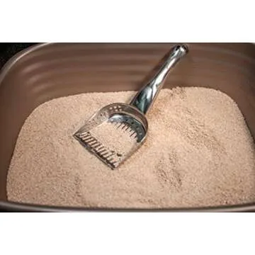 RSVP International Endurance Collection Stainless Steel Kitty Litter Scoop, 4.75x2.5x11.25